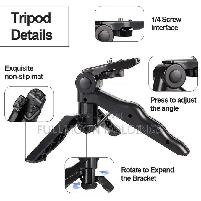 Selfie Light With Handheld Tripod