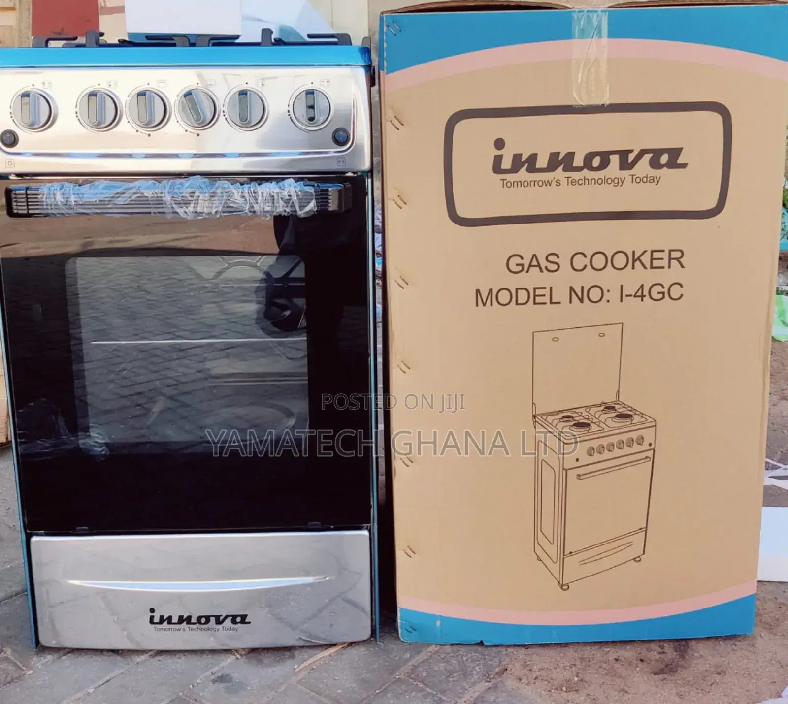 Innova Automatic Ignition Gas Stove (4 Burner)