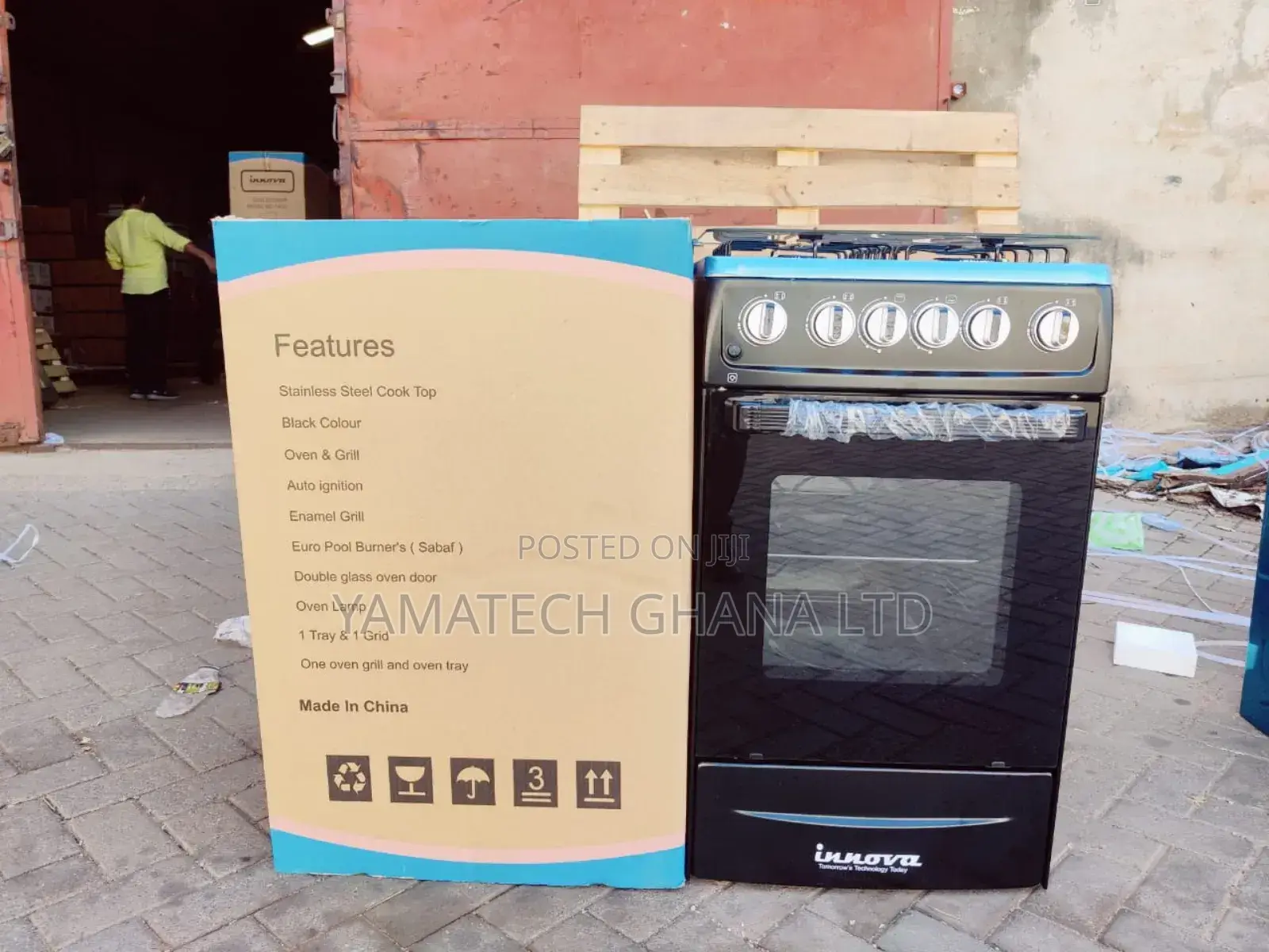 Innova Automatic Ignition Gas Stove (4 Burner)