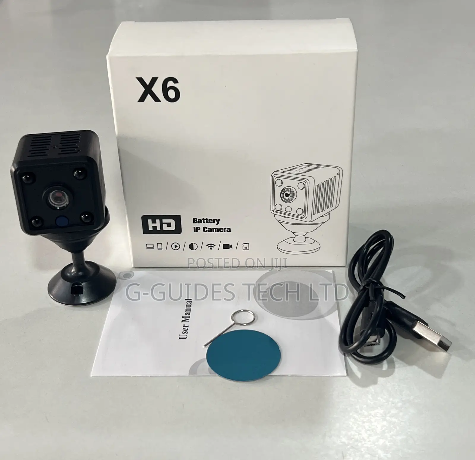 X6 Mini Wifi IP Camera , X6 Wifi Hidden Camera With Battery