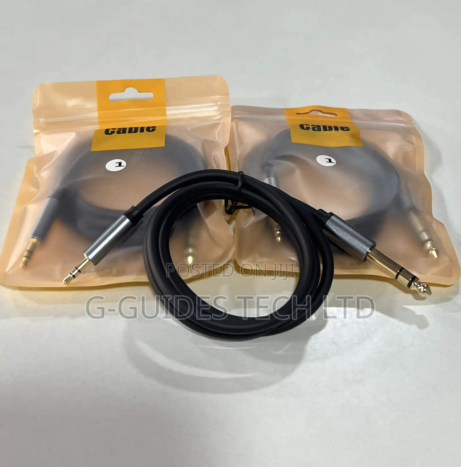 1M 3.5mm to 6.5mm Stereo Audio Cable or AUX Cable
