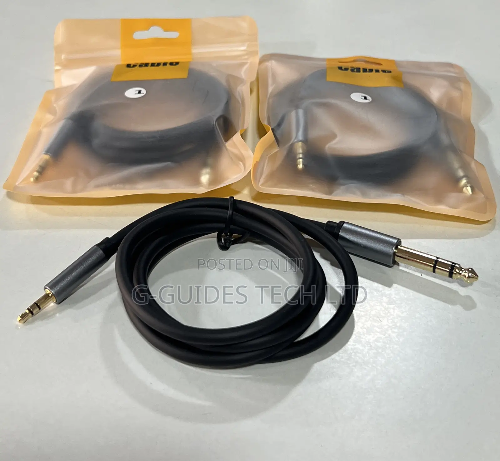 1M 3.5mm to 6.5mm Stereo Audio Cable or AUX Cable
