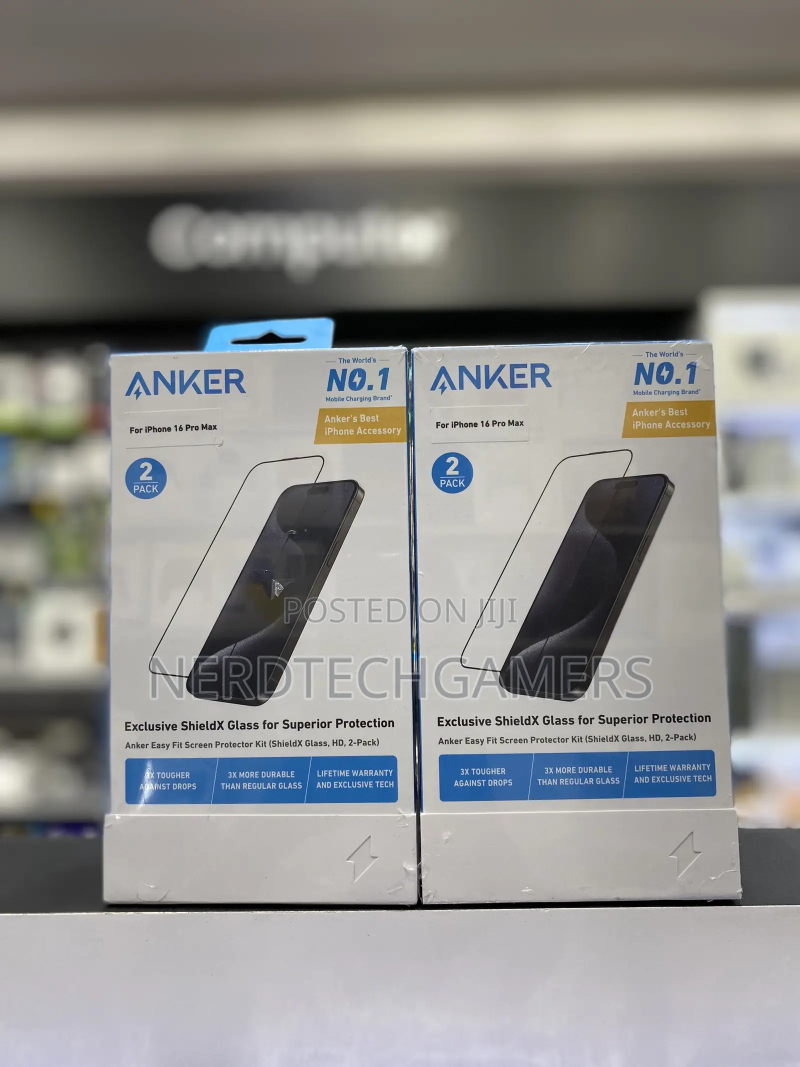 Anker Easy Fit HD Screen Protector, for iPhone 16 Pro Max