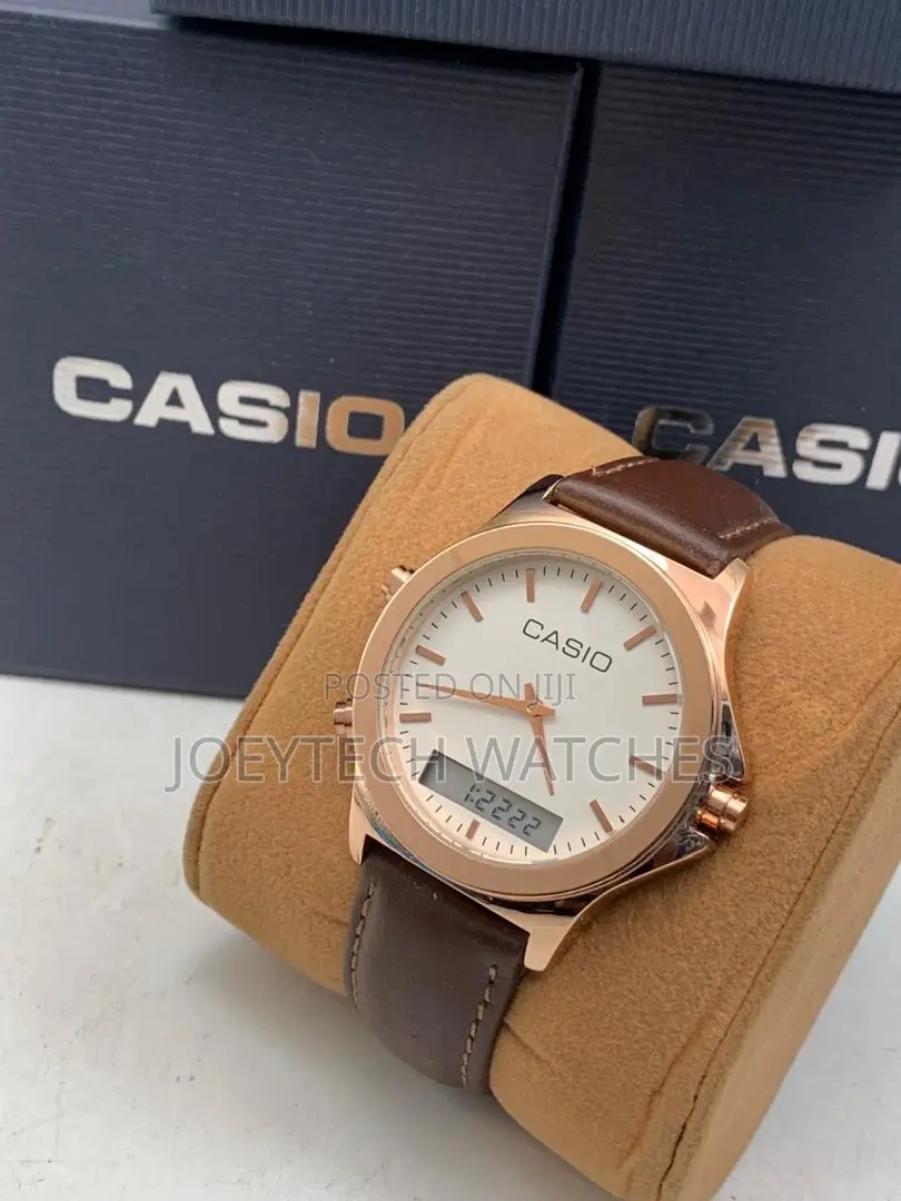 Original Casio Hybrid Leather Watch