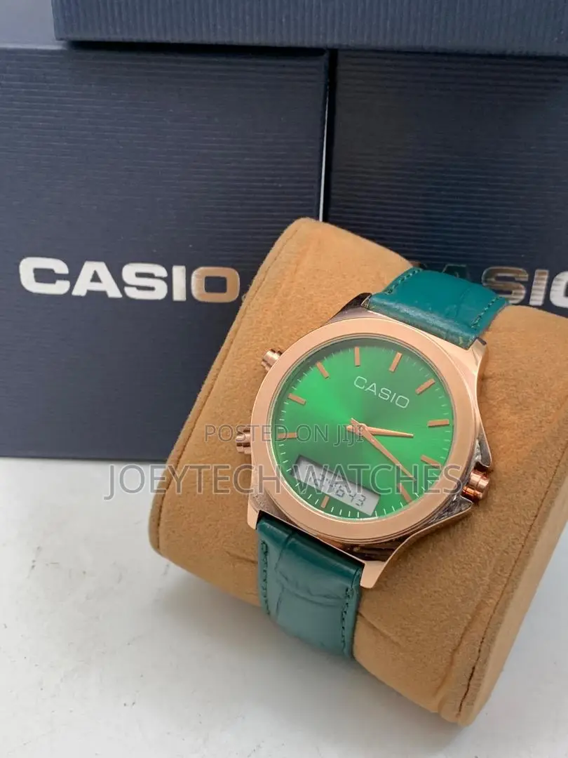 Original Casio Hybrid Leather Watch