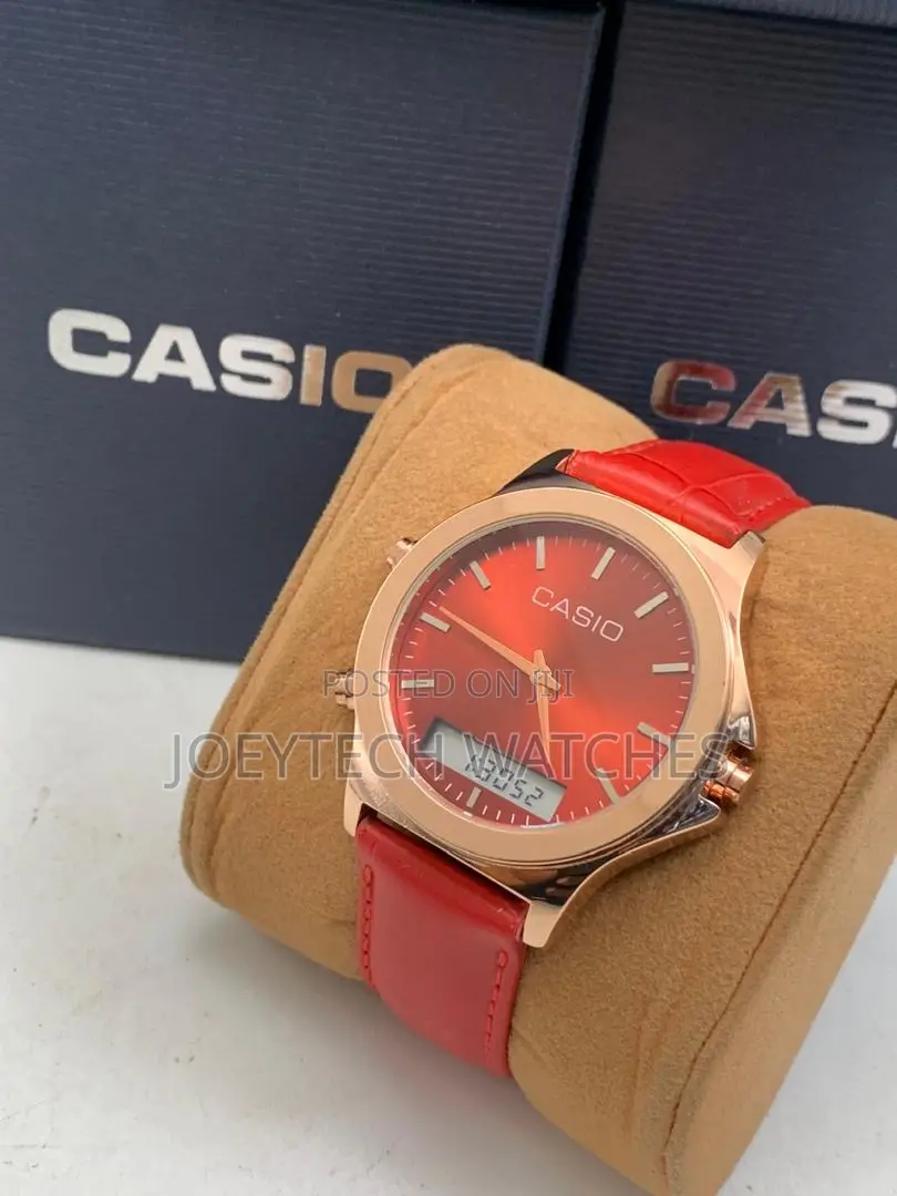 Original Casio Hybrid Leather Watch