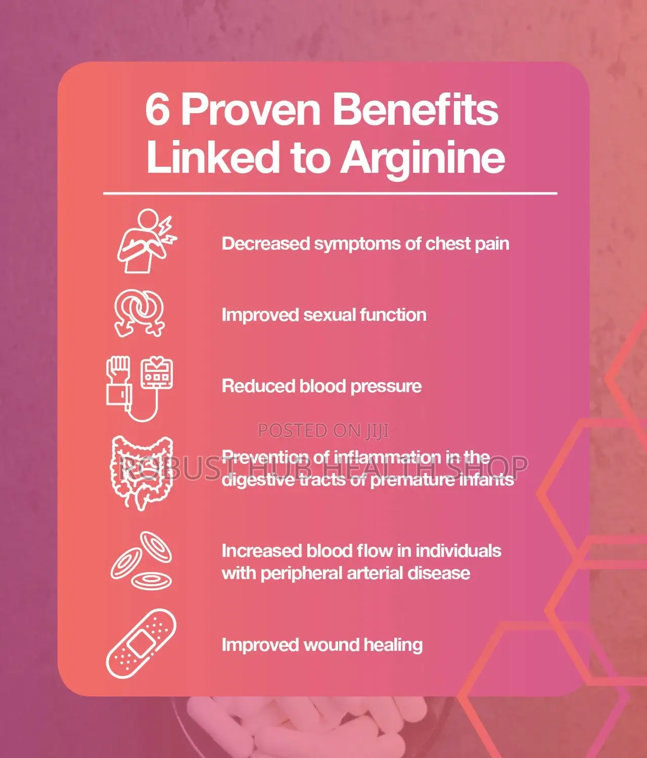 L-Arginine, Amino Acid Heart Health Supplement