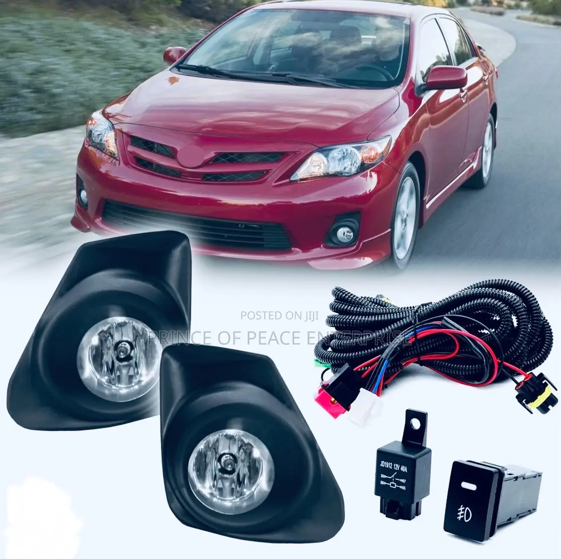 Toyota Corolla 2011 2012 2013 Foglight and Foglight Covers