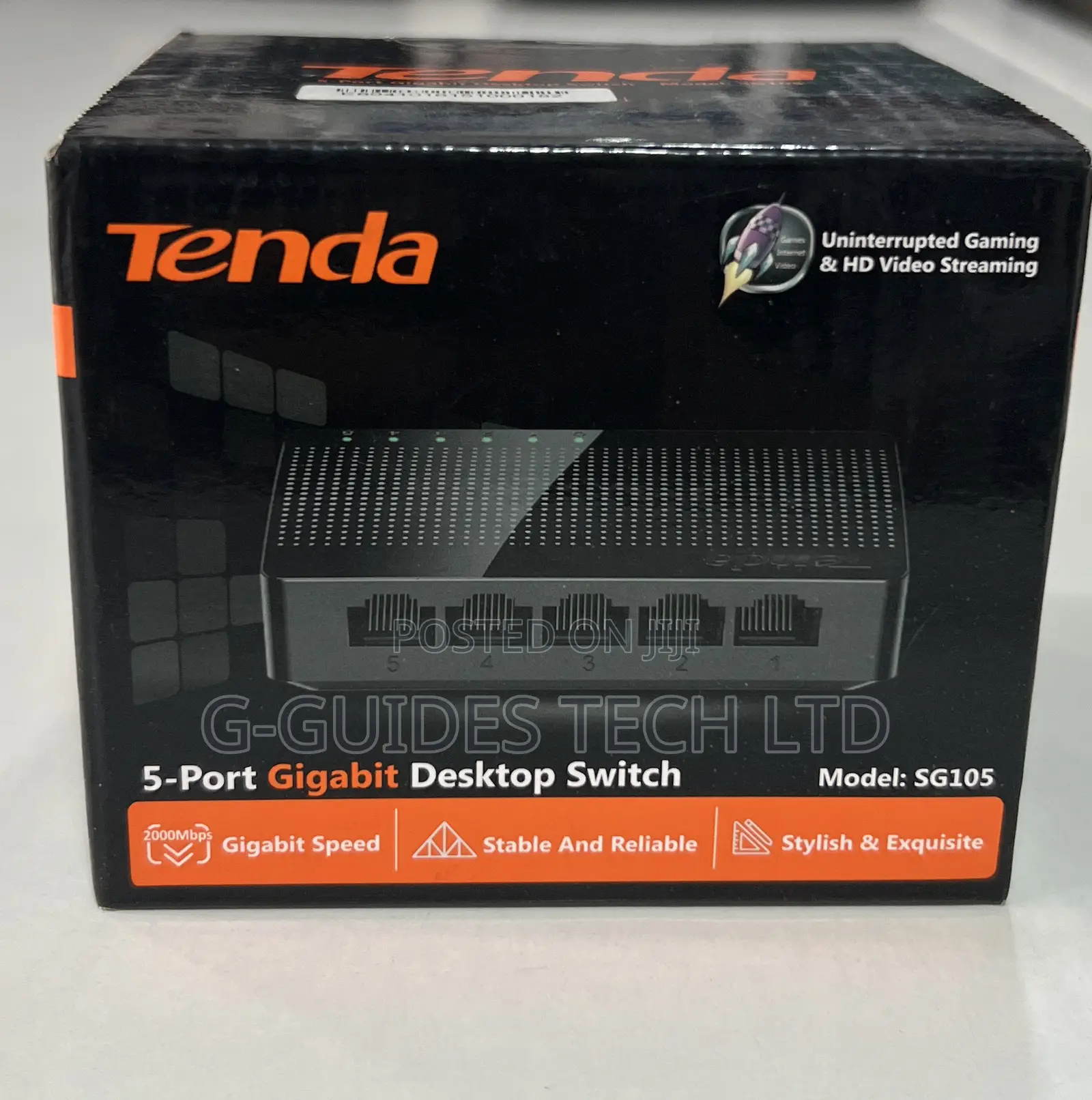 Tenda 5port Gigabit Switch, 5-Port GIGABIT DESKTOP SWITCH