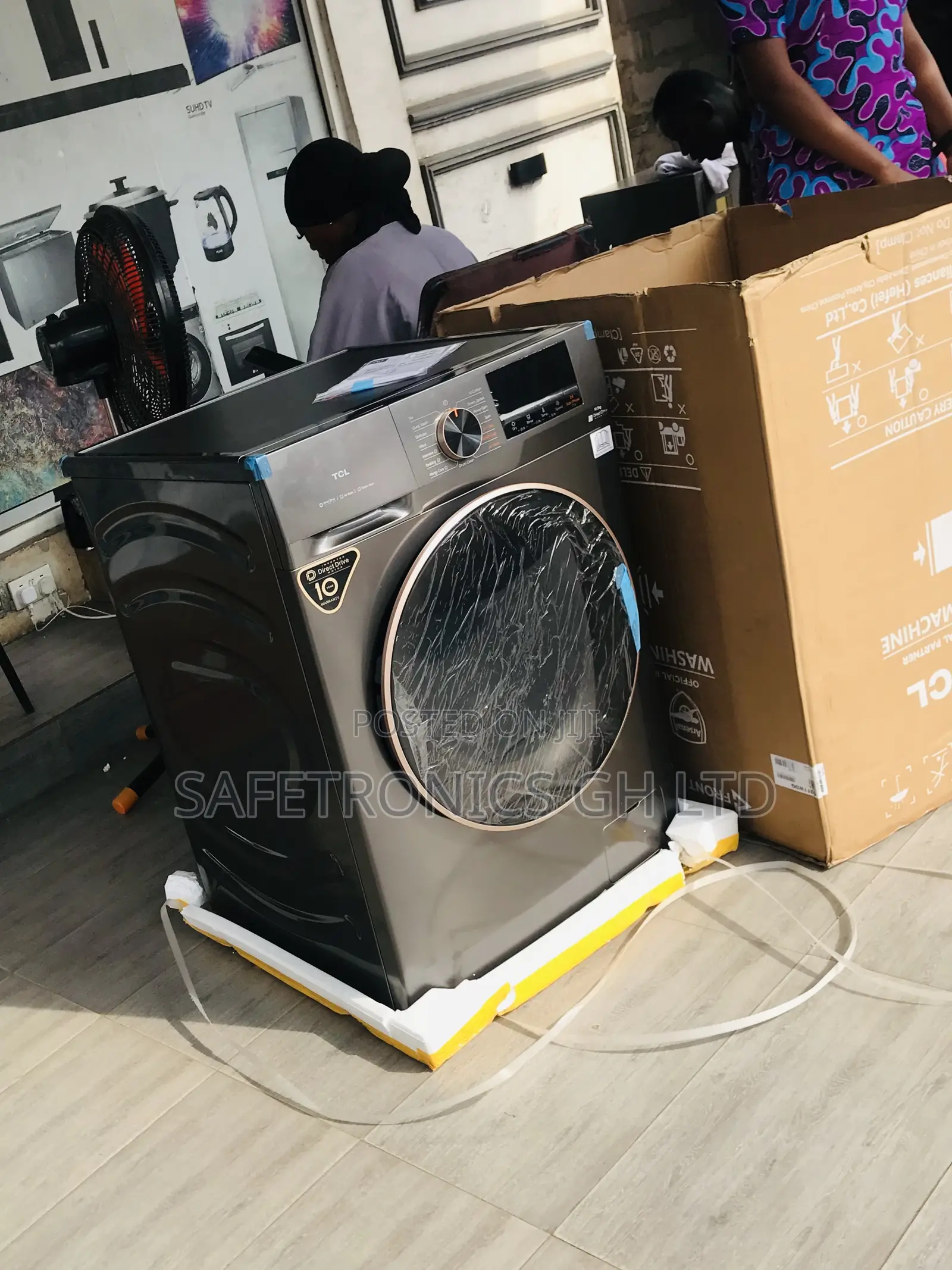 Lastest TCL 11kg Dry Inverter Gray Front Load Washer