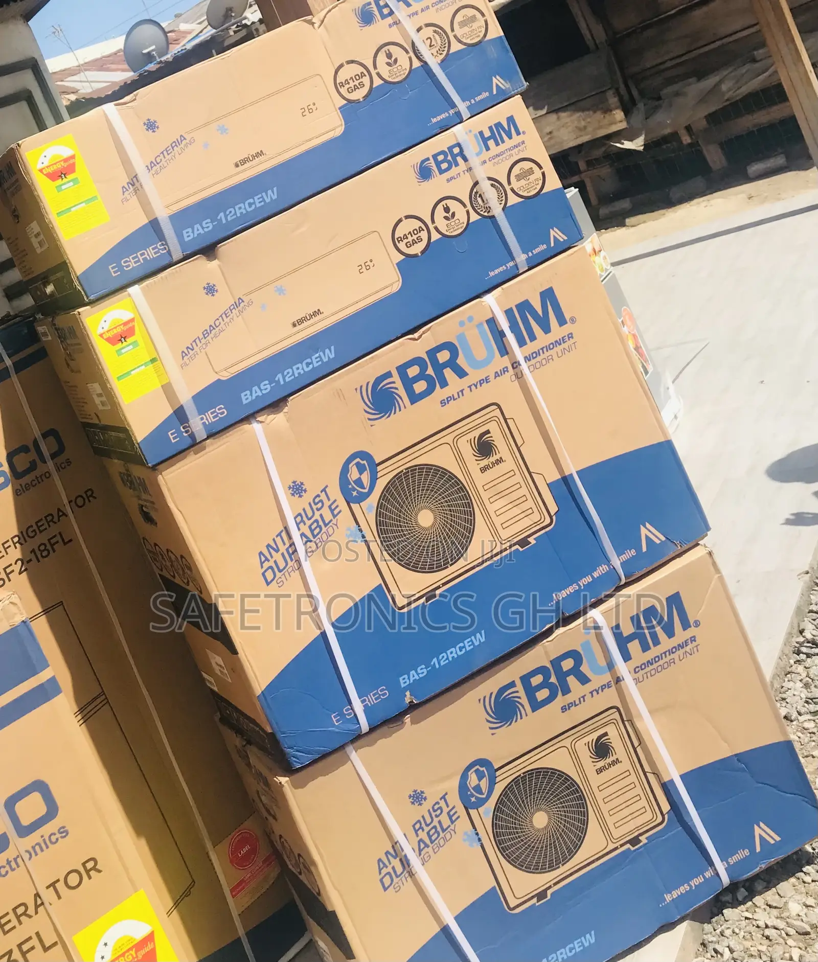 Choose 2.5 Horsepower Inverter Bruhm White Airconditioner