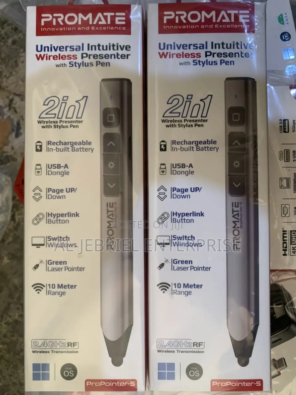 PROMATE Propointer-S Universal Wireless Presenter+Stylus Pen