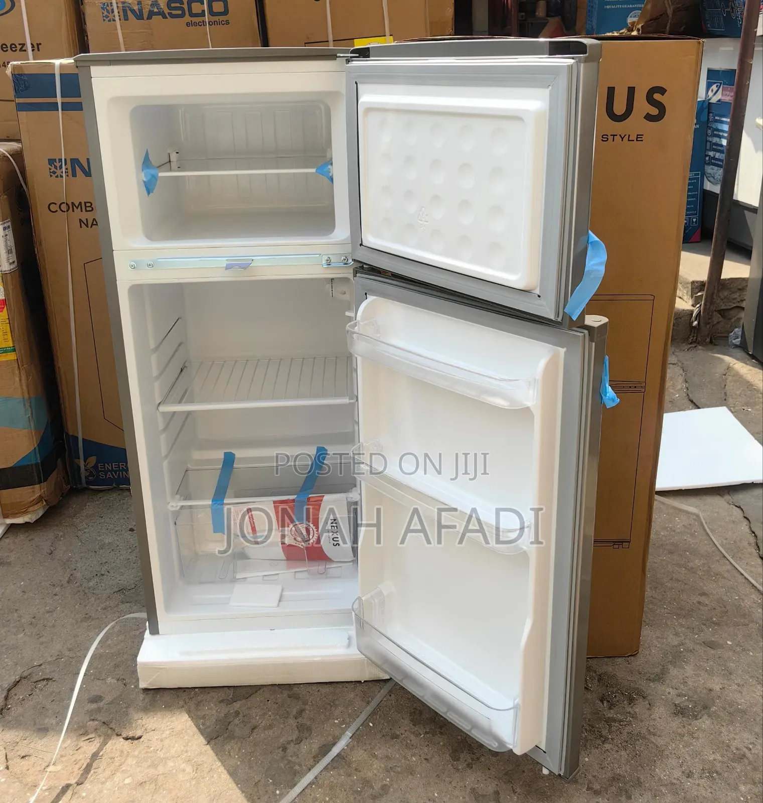 Nexus Nx-140 117 Litres Top Freezer Refrigerator Silver