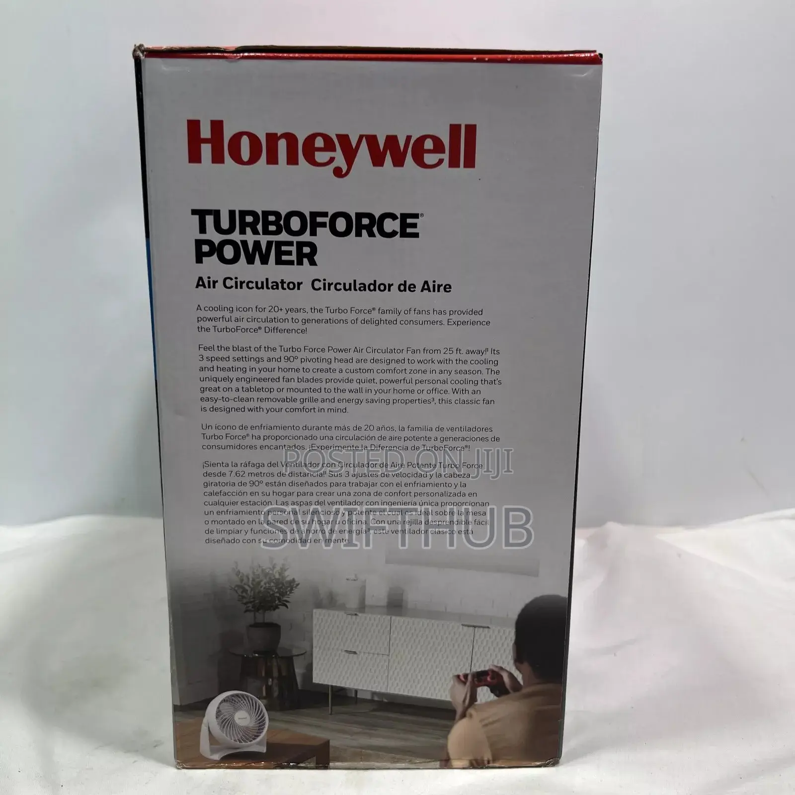 Honeywell HT904 Turboforce Air Circulator Fan USA 110v-120v