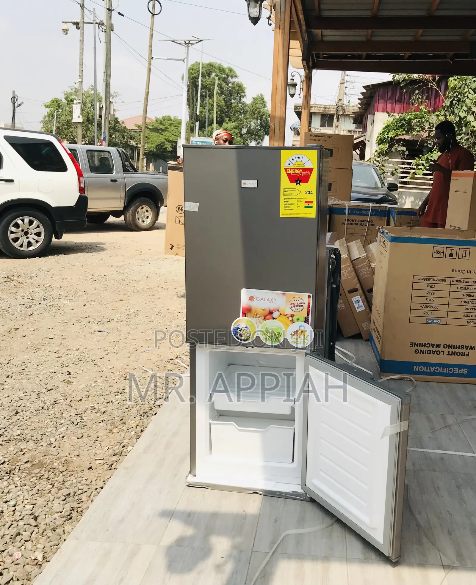 Super Cooling Galaxy GLX-200TM Bottom Freezer Fridge(108L).