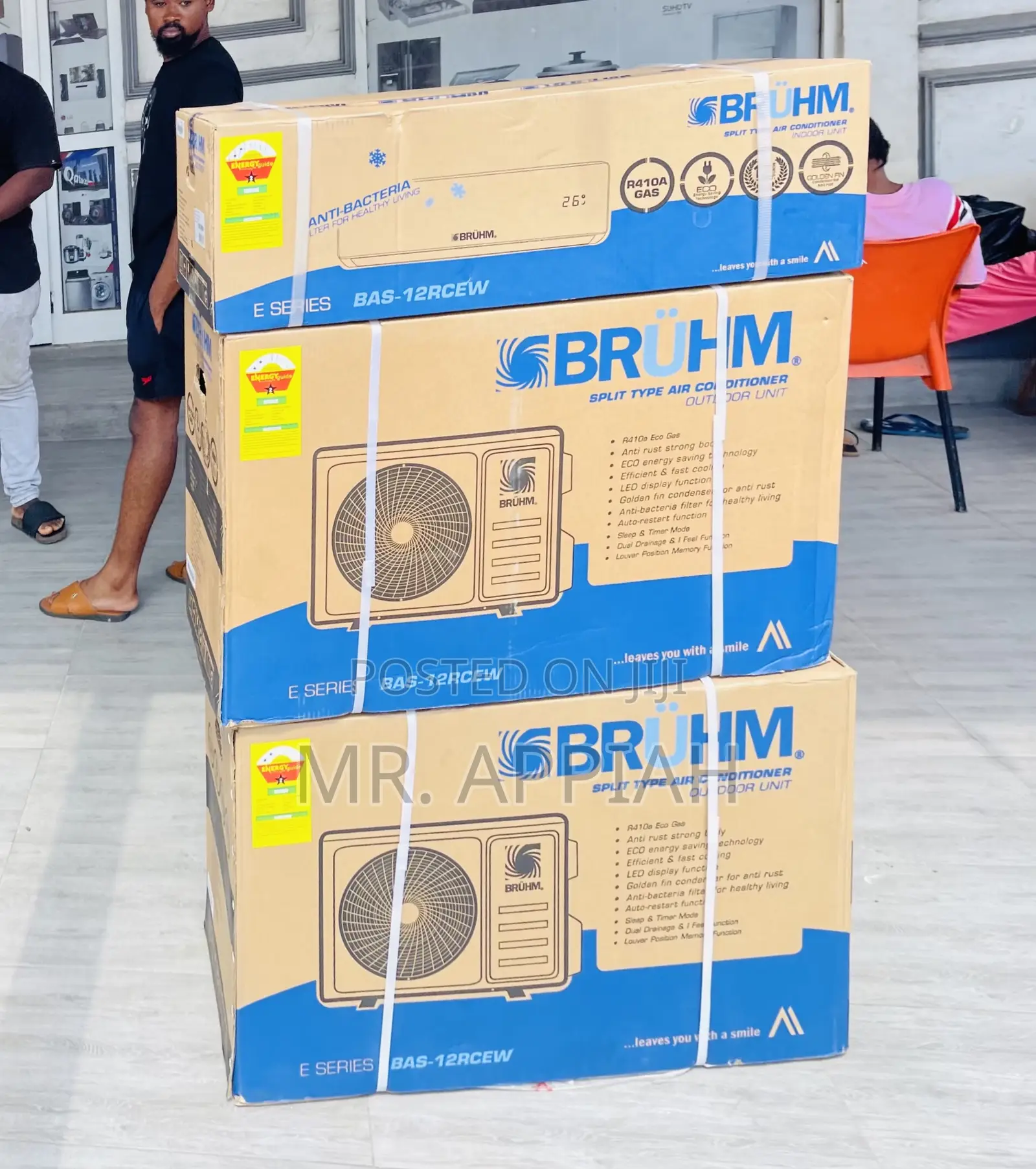 Extremely Chilling Bruhm 1.5hp Split Type Inverter Ac 