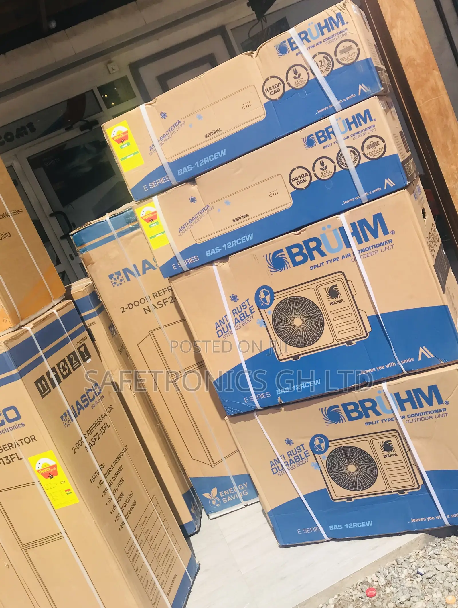 Efficiency Bruhm Inverter 1.5 Horse Power White AC