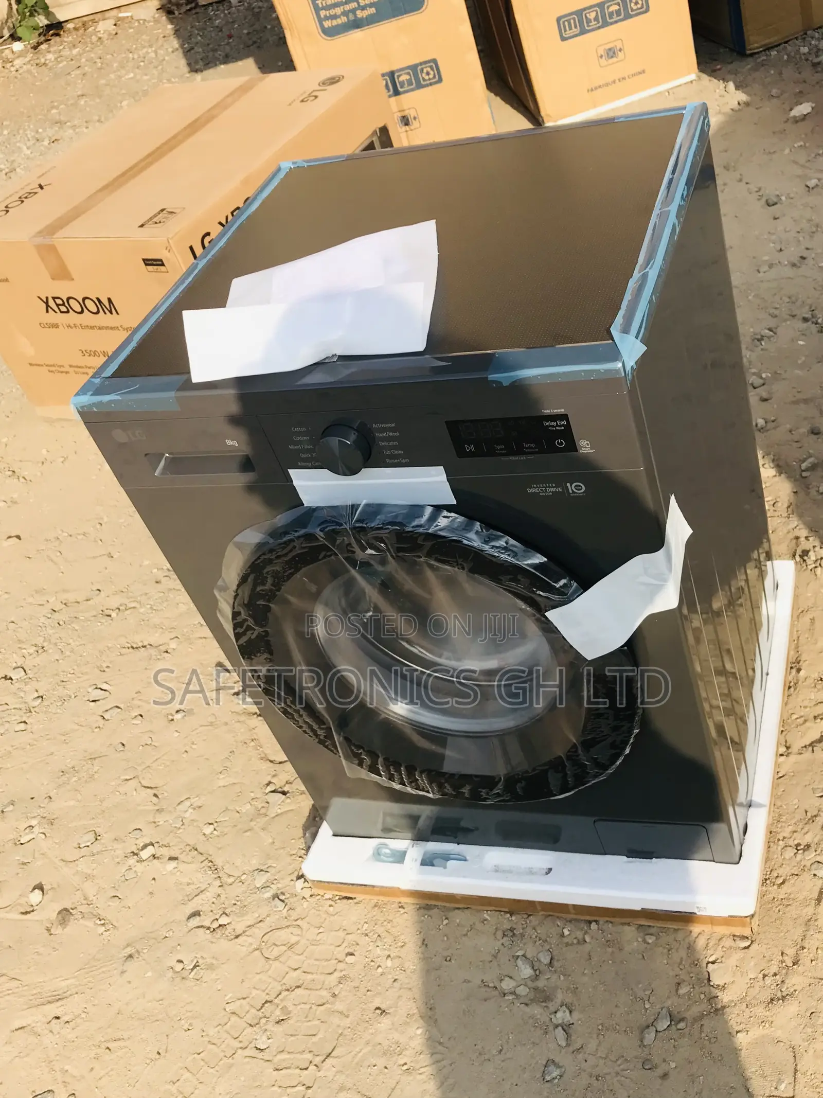 Valuable Gray Front Load LG Washer F4V5RGP2T 10,5/7kg