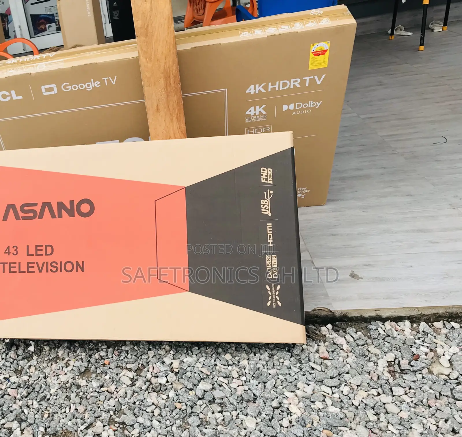 Get Asano 43 Inch Led Digital Satellite Brand New Tv