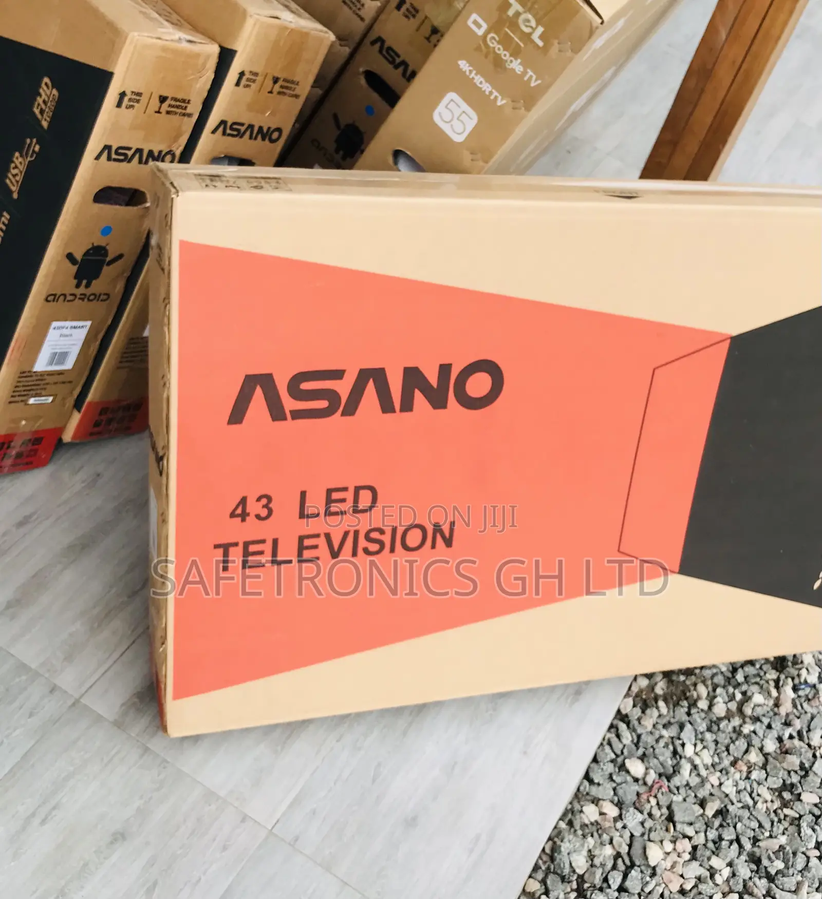 Boxed Original Digital Satellite Asano 43 Inch Tv