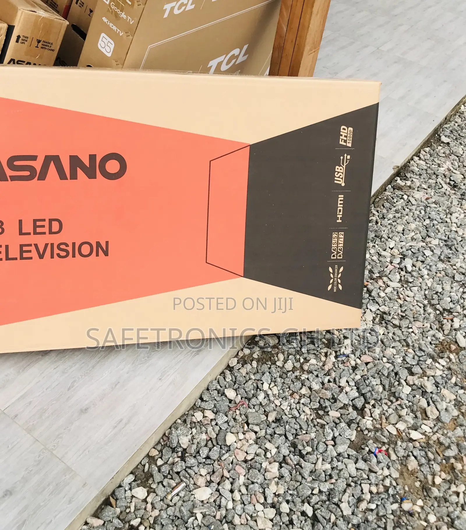 Boxed Original Digital Satellite Asano 43 Inch Tv