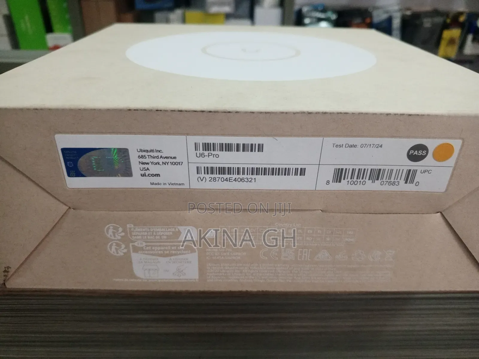 Ubiquiti Access Point Unifi U6 Pro