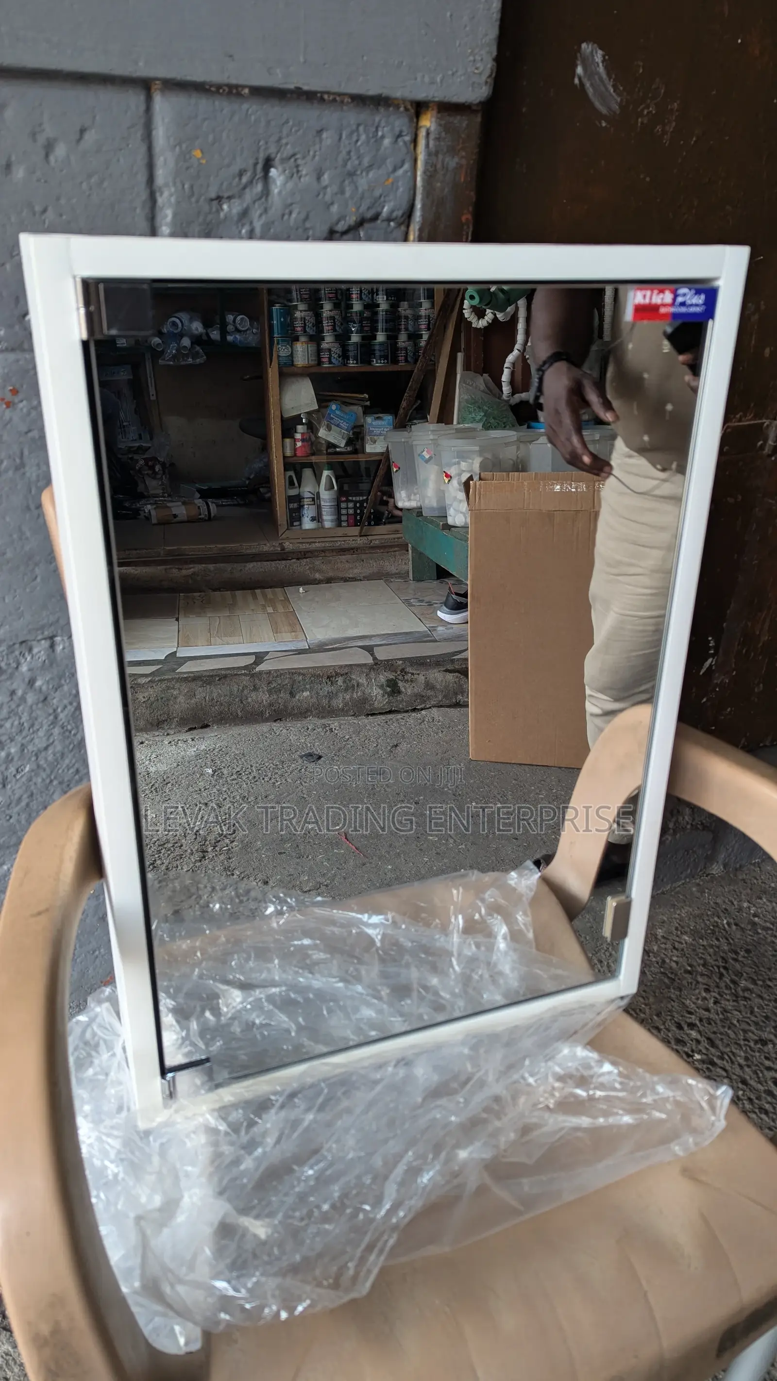 Cabinet Mirror _ Mirror With Shelves