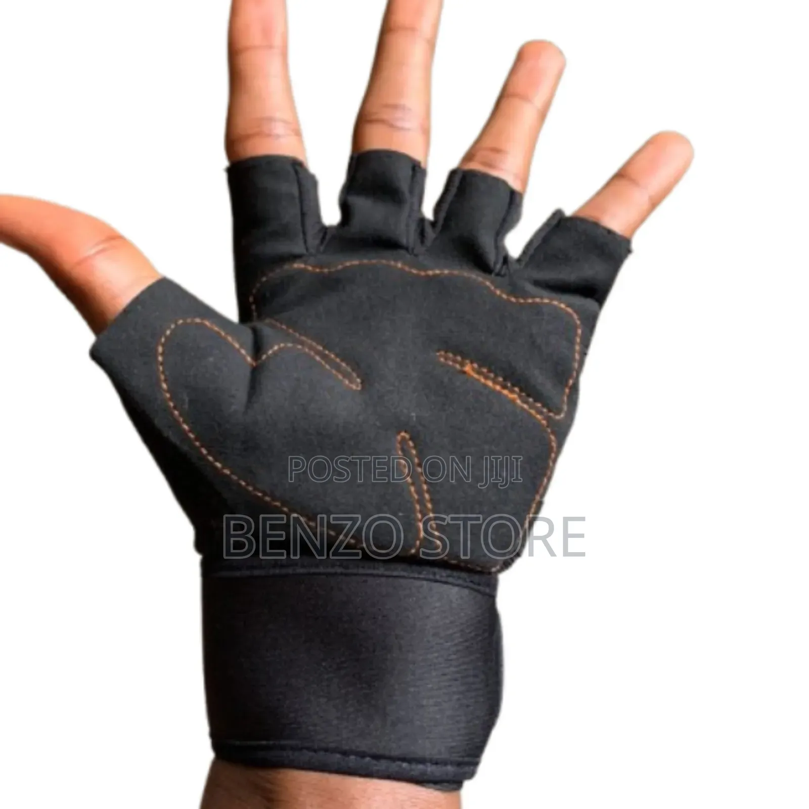 Quality Leather Hand Gloves for Gym and Motor Riding