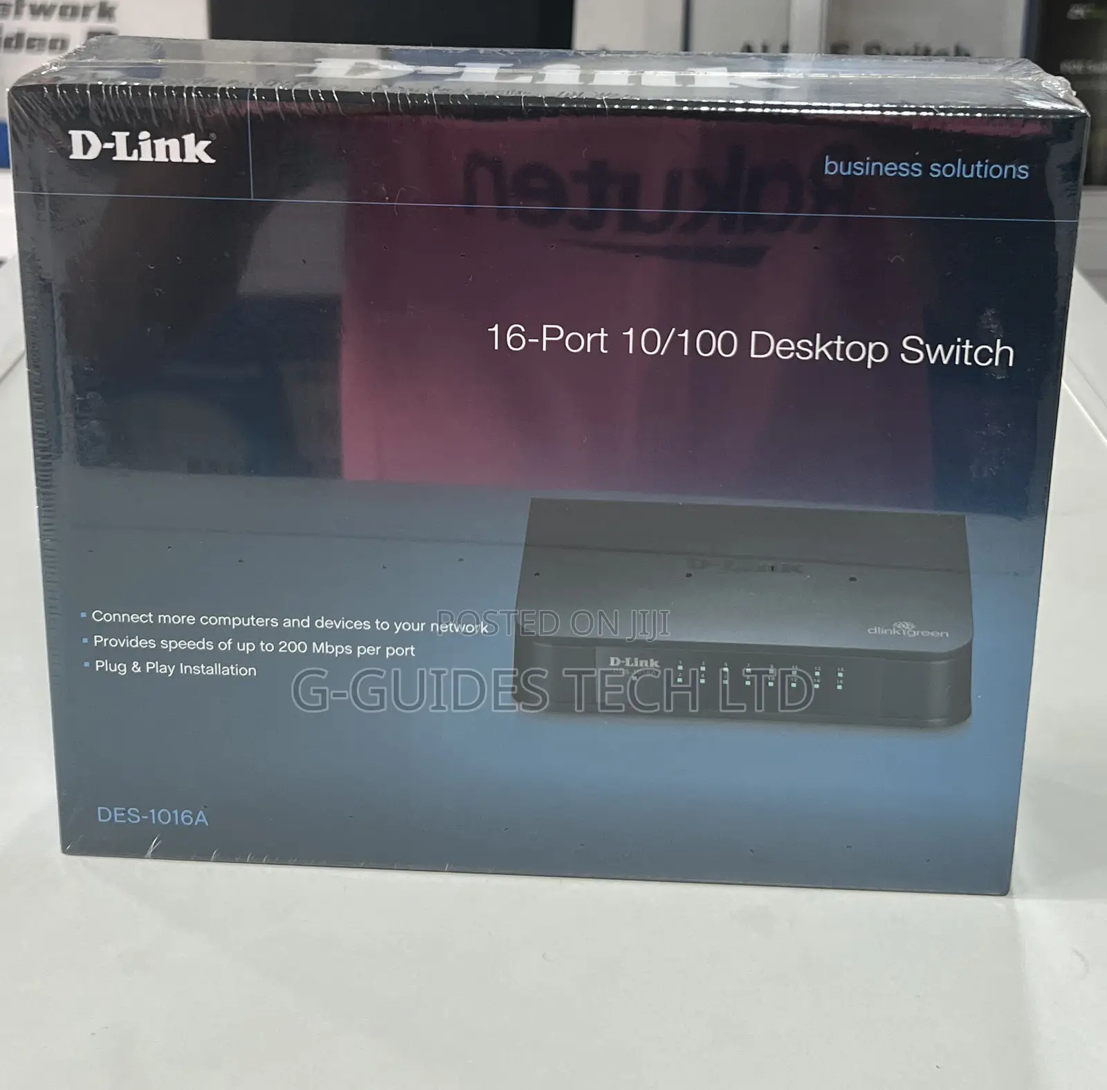 16-Port D-Link Switch, D-Link 16-Port Desktop Switch