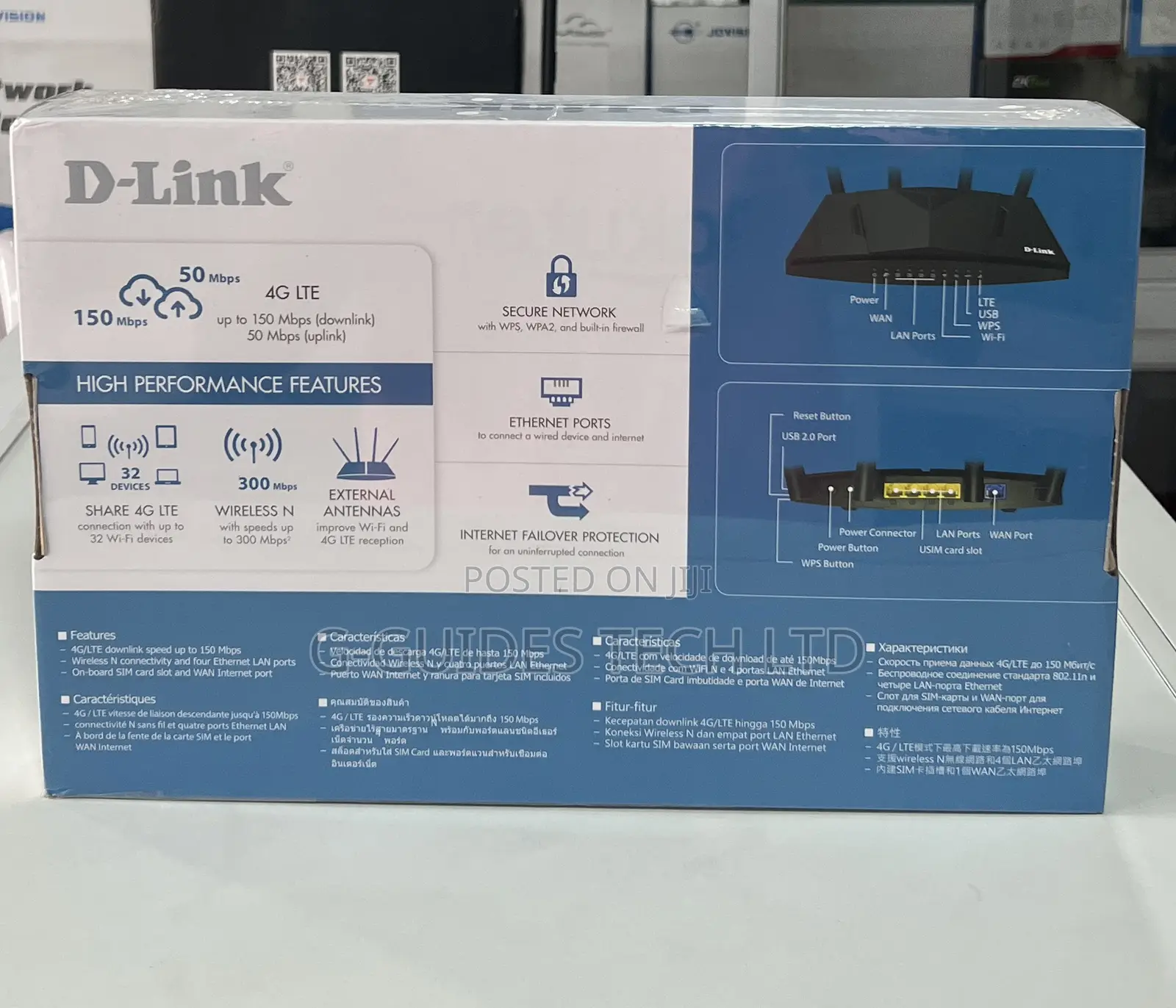 D-Link 4g Lte Sim Router, 4g D-Link Router 300mbps DWR-M921