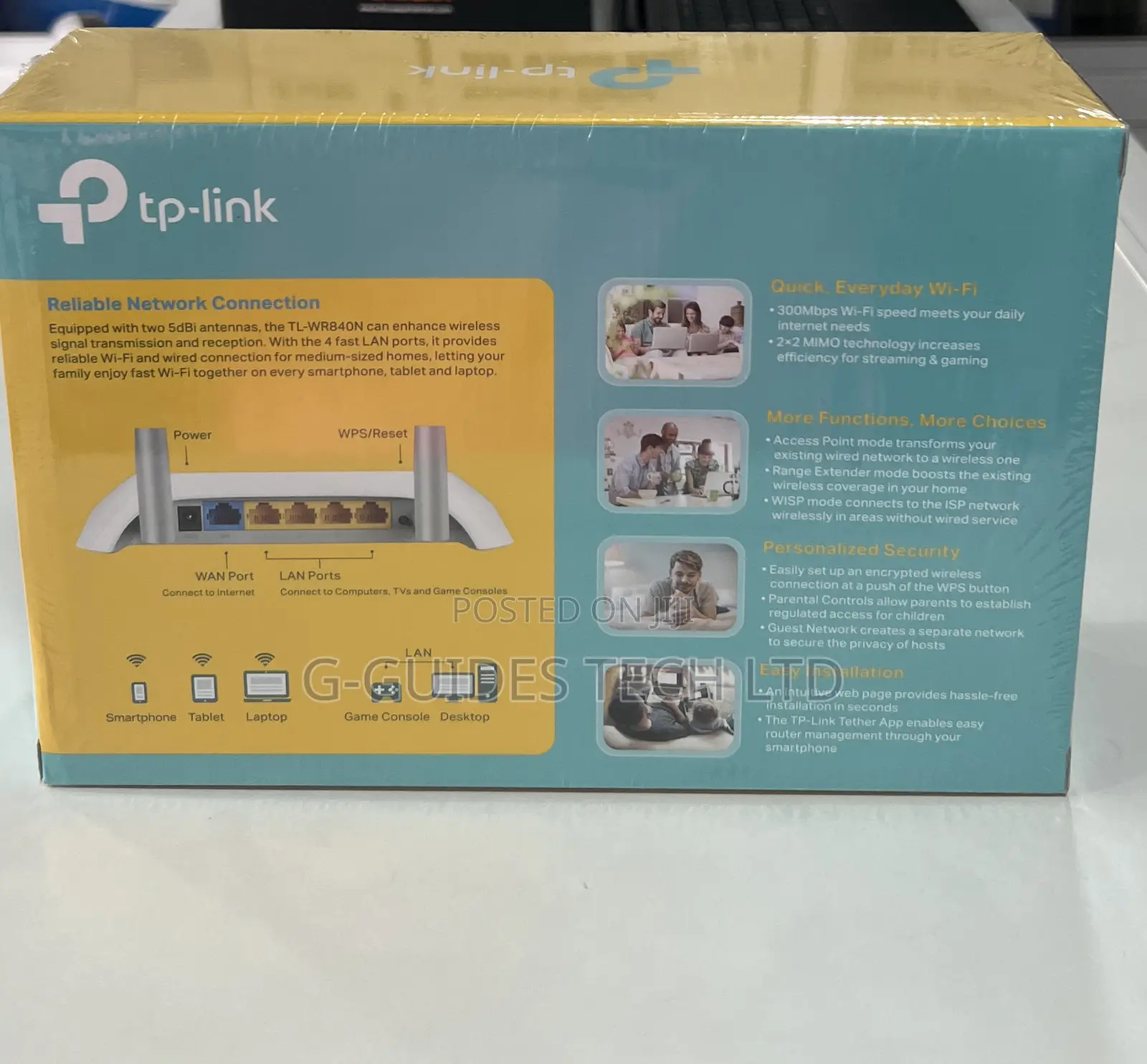 Tp-Link 300mbps Wireless N Router 4 in 1 (TL-WR840N)