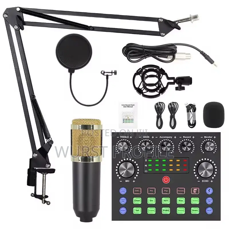 Bm 800 Condenser Mic With Sound Card