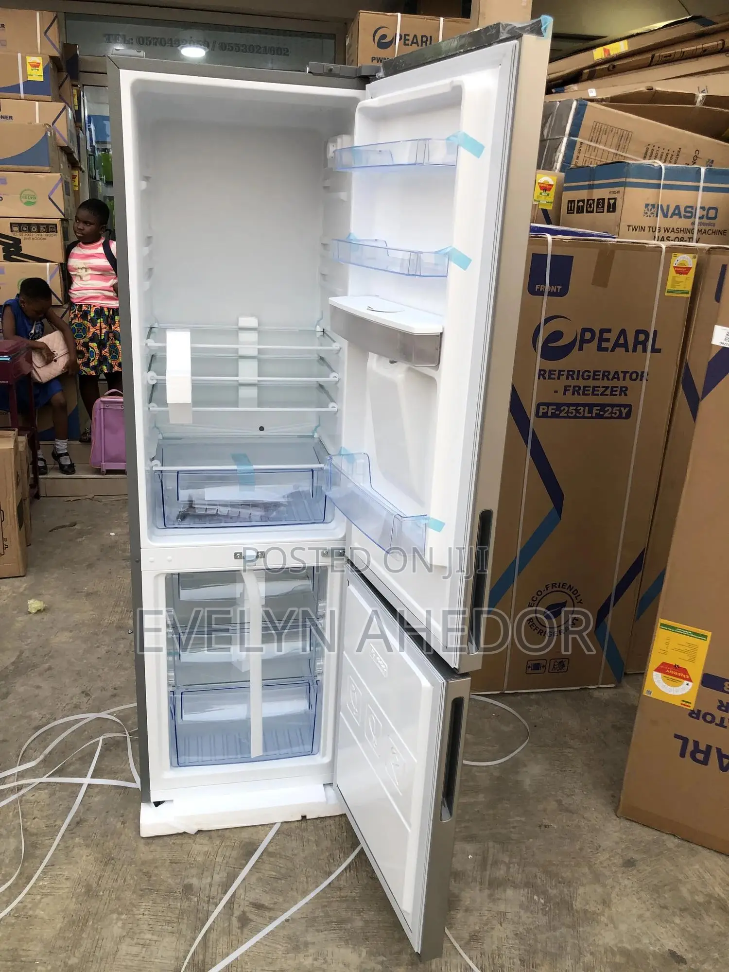 Brand New Pearl Bottom Fridge 261 Liters With Two Doors