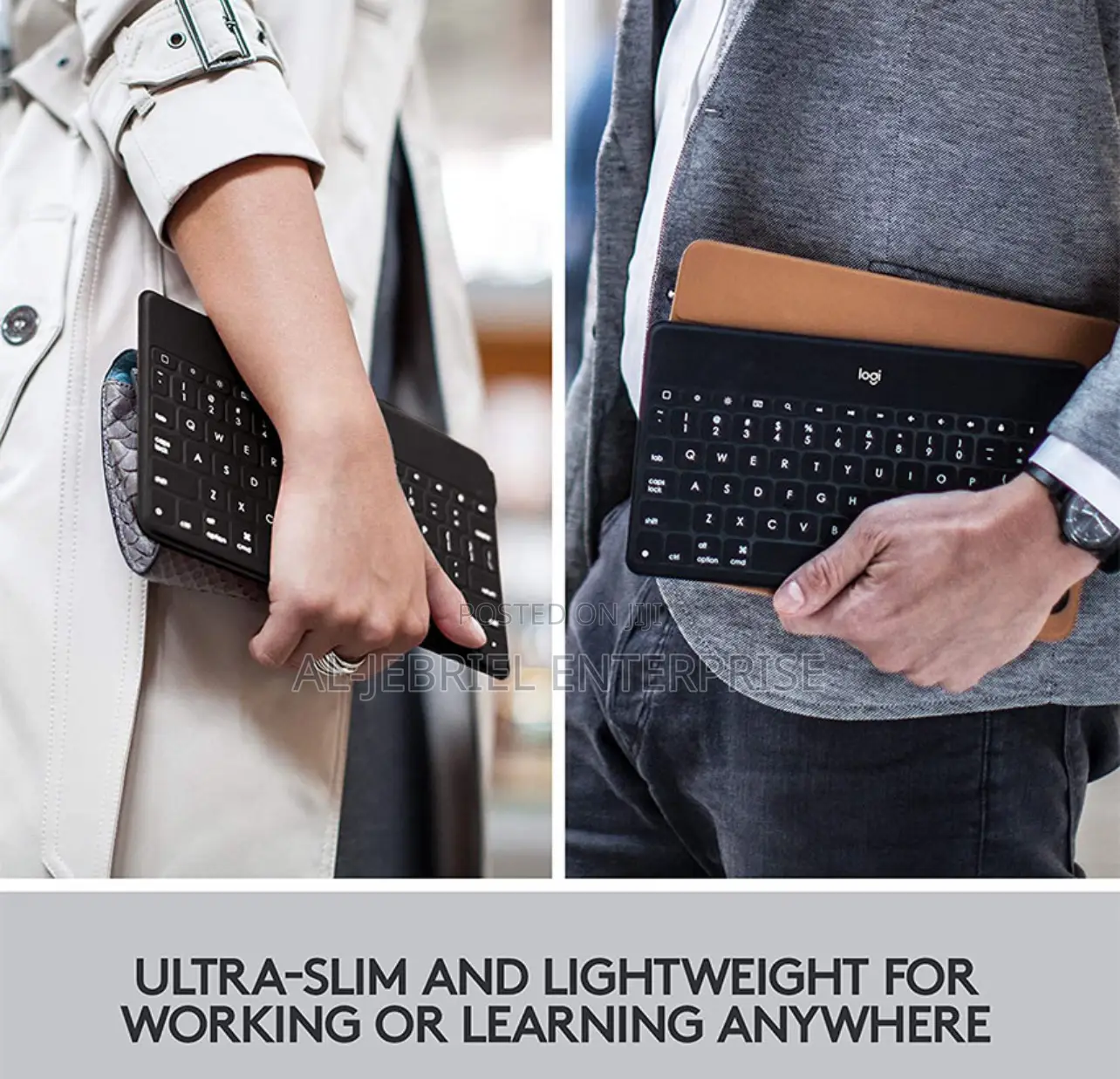 Logitech Keys to Go Ultra Slim Keyboard+ Add on iPhone Stand