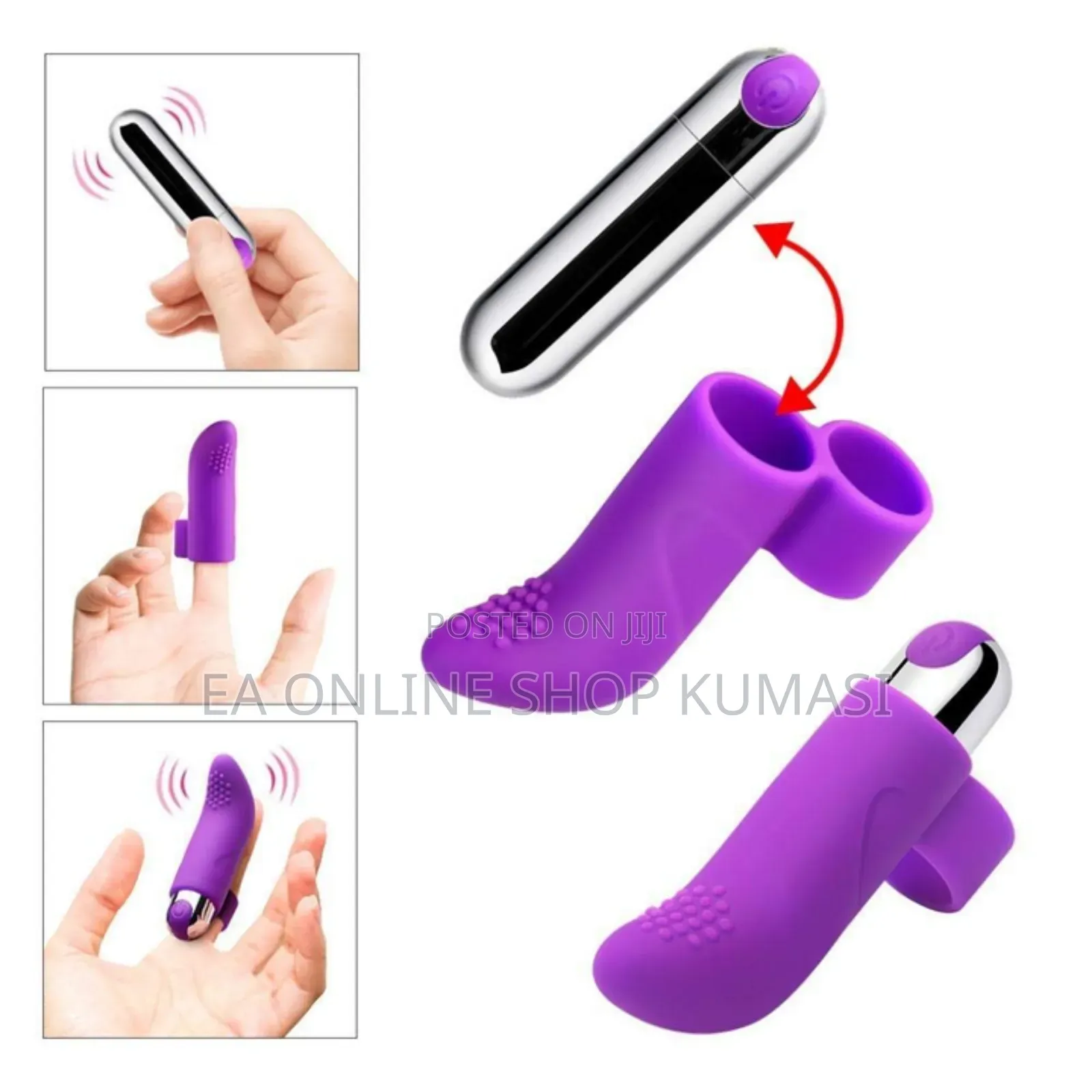Mini Finger Pussy and Ass Vibrator