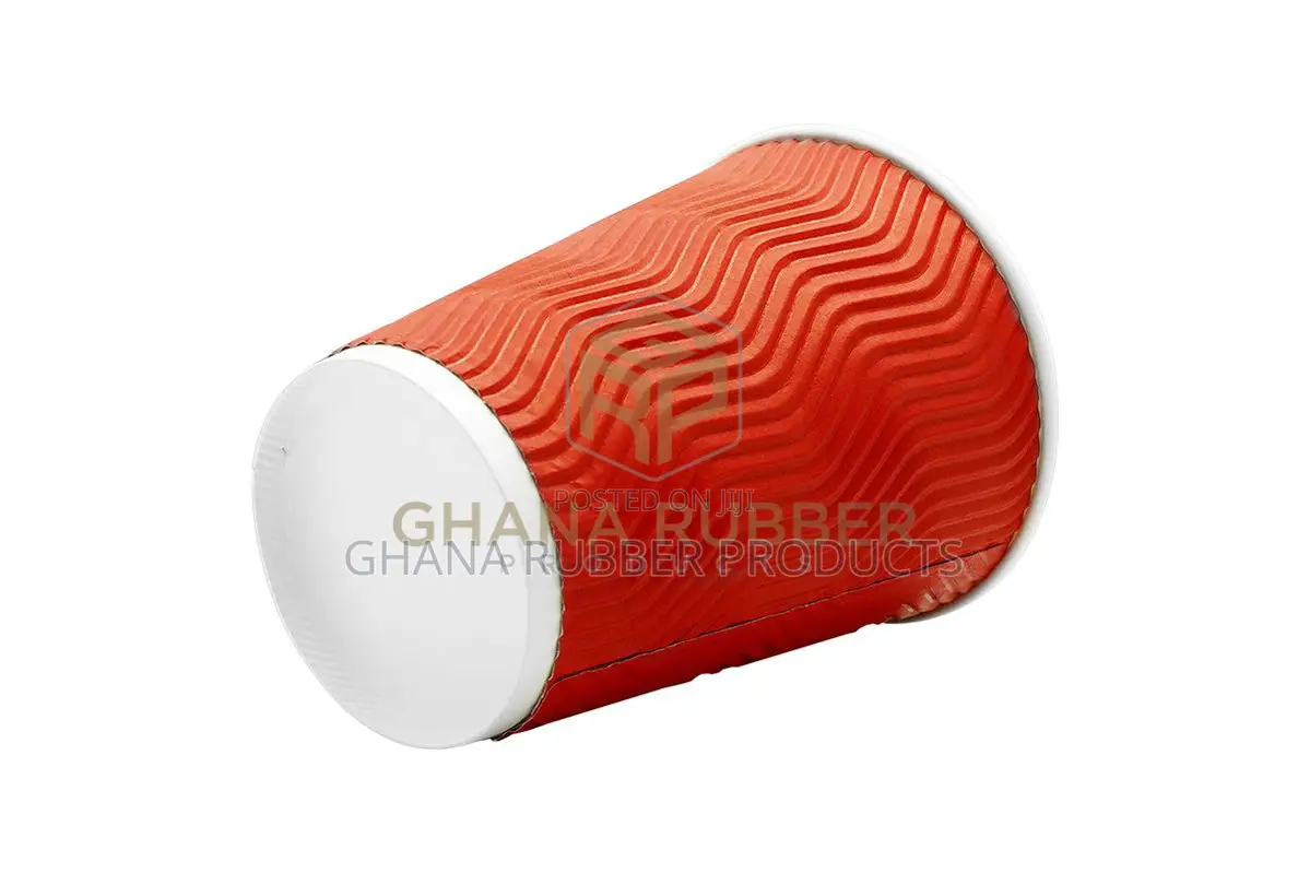 Ripple Paper Cups 12oz Red (No Lids) (500pcs)