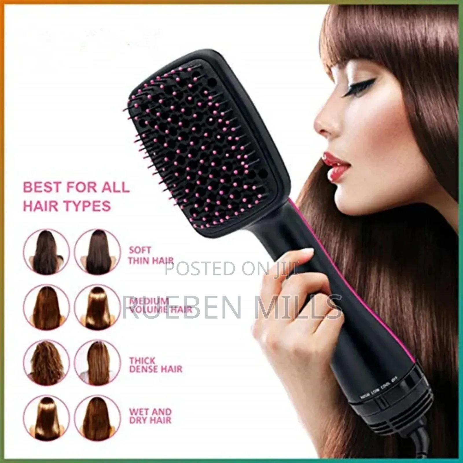 XR-8801 Styling Hair Dryer With Brush Straightener