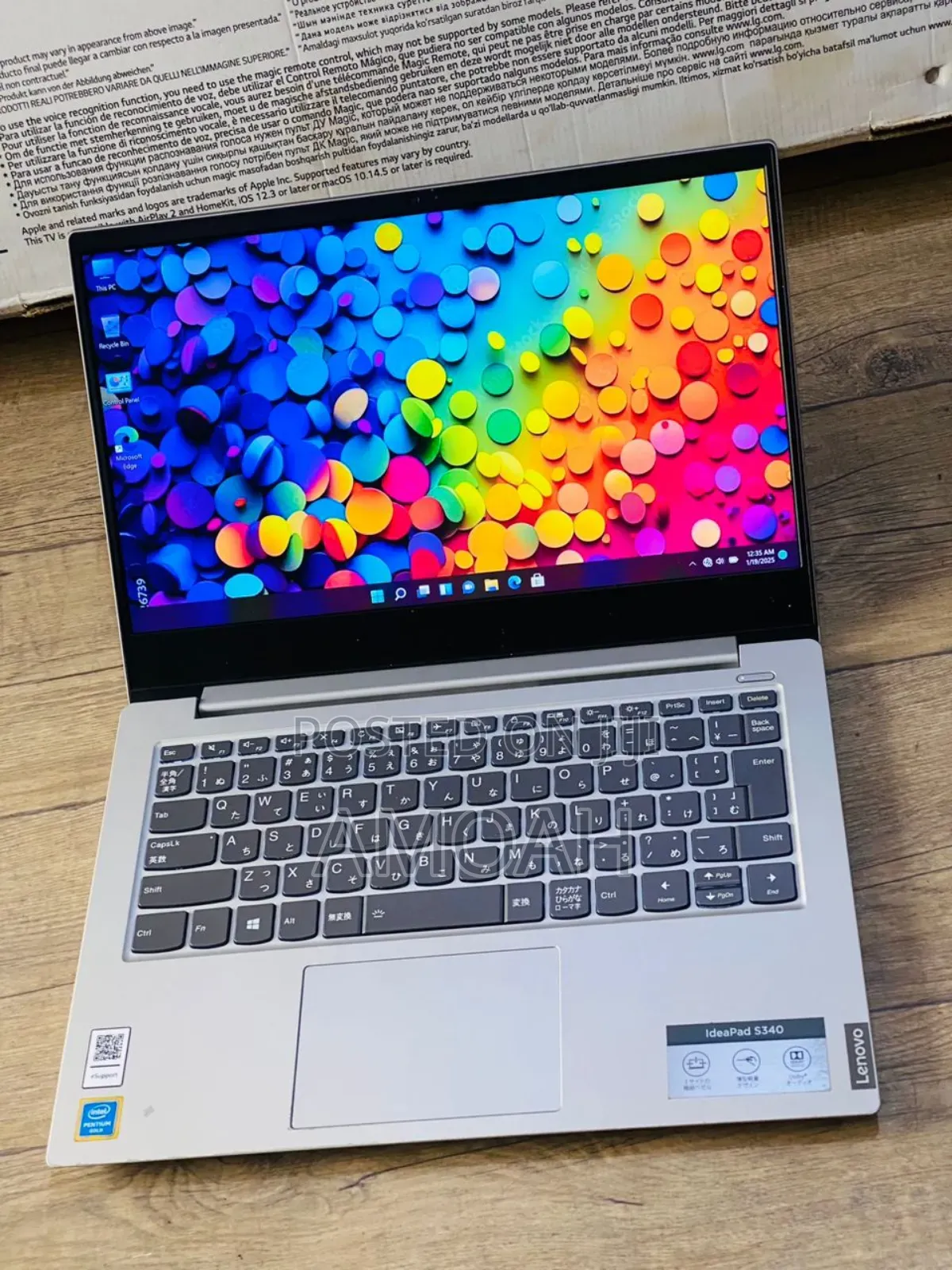 Laptop Lenovo IdeaPad S340 8GB Intel Pentium SSD 128GB