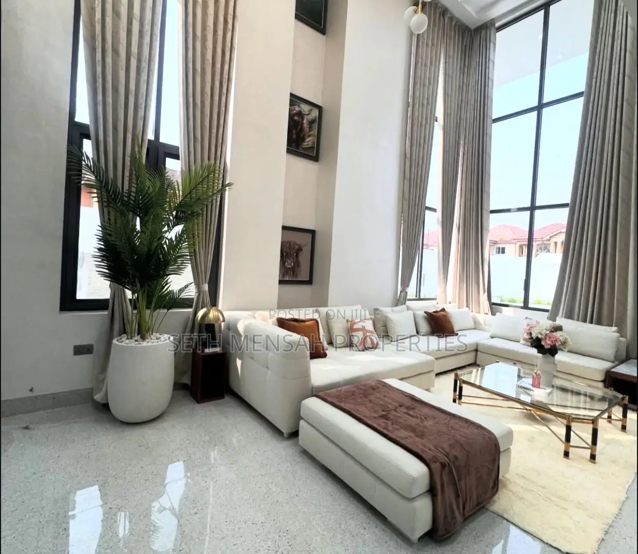Furnished 4bdrm House in Skm Property, Adjiriganor for sale