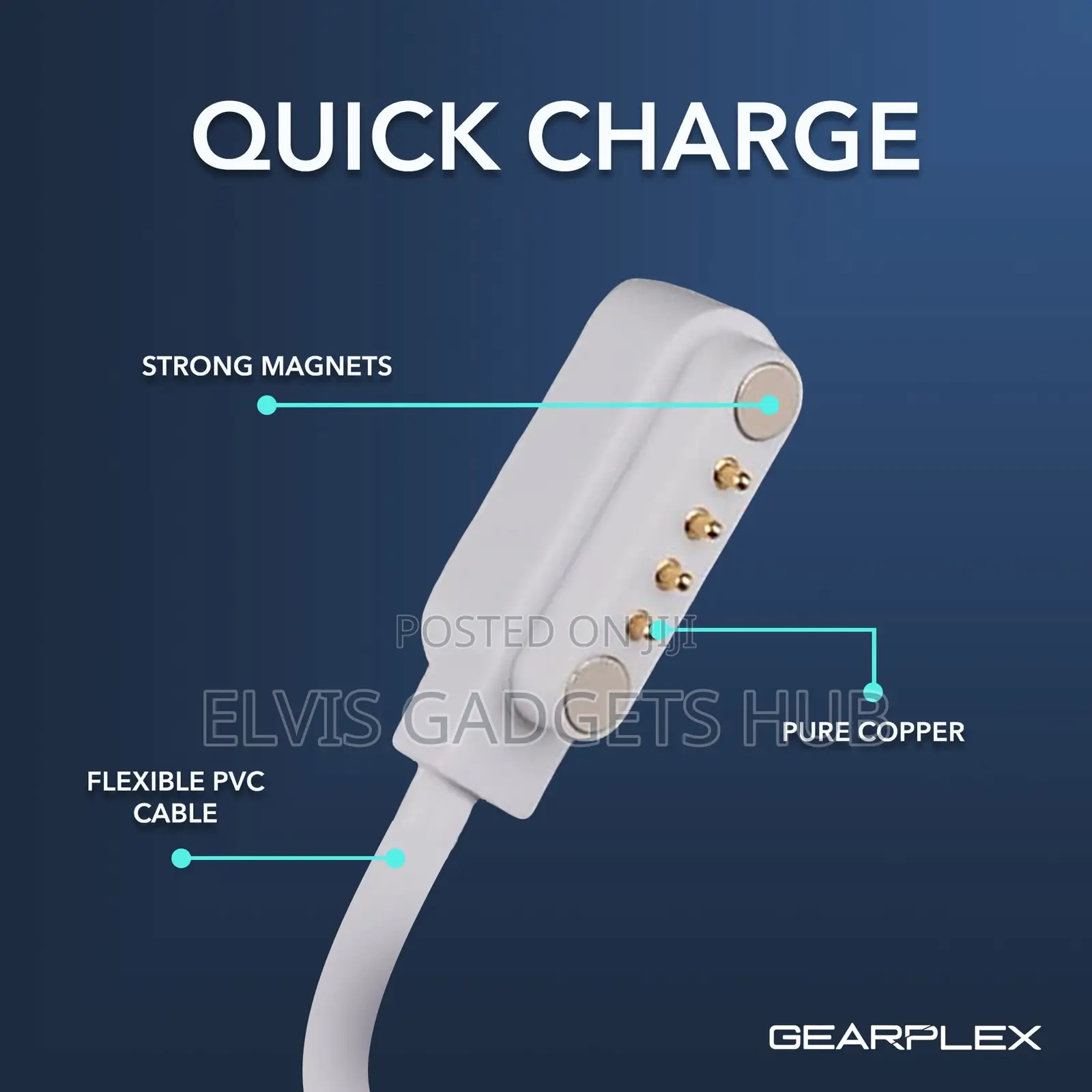 Oraimo Nova v 4pins Smart Watch Charger