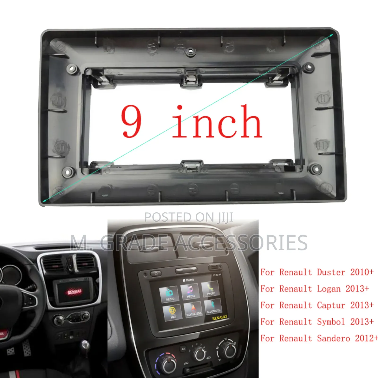 Duster Logan Sandero Captur Symbol Scren Radio Aple Carplay