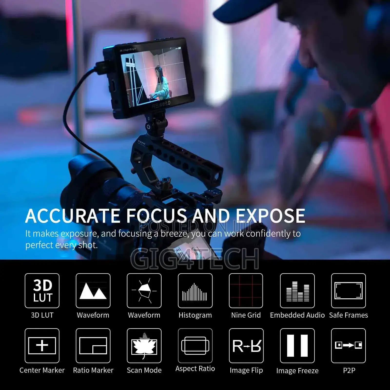 Feelworld F5 Prox 5.5 Inch 1600nit Camera Monitor