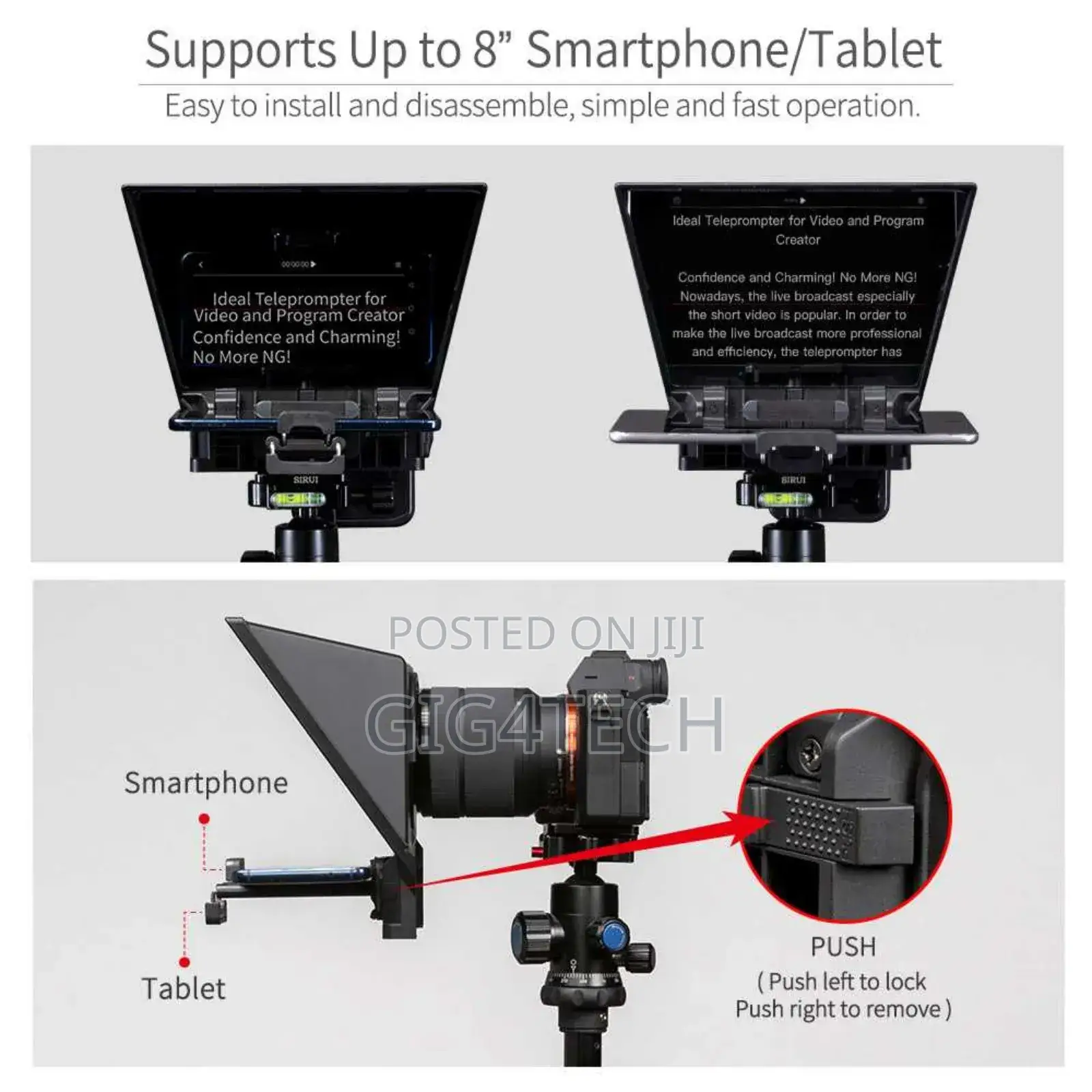 Feelworld Tp2a Portable 8" Teleprompter