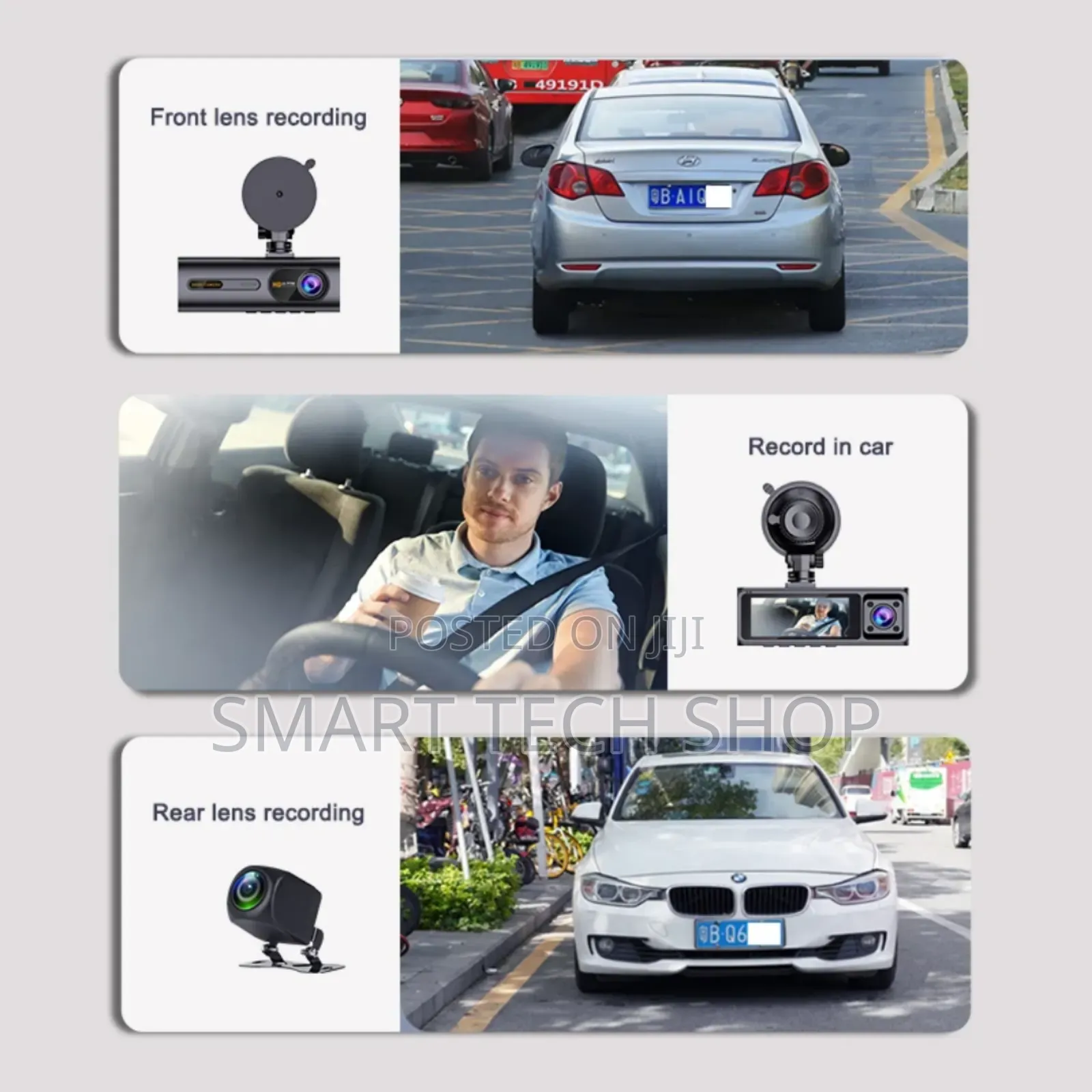 2. Tripple Camera Dashcam