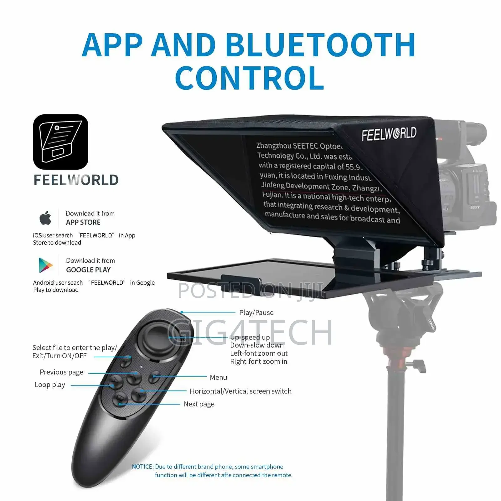 Feelworld Tp16 16 Inch Folding Teleprompter