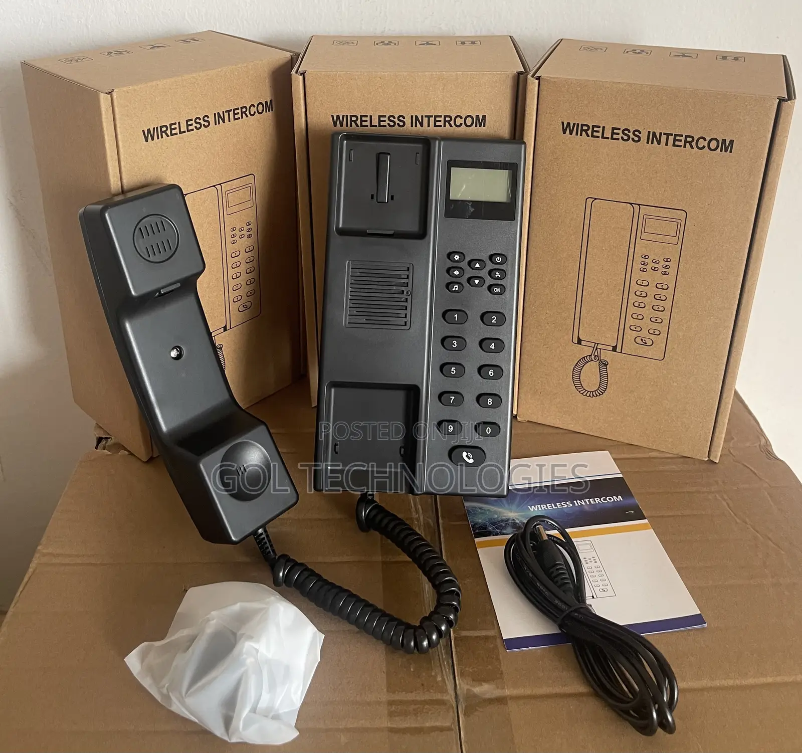 Telephone Wireless Intercome With Screen Up to 1000m