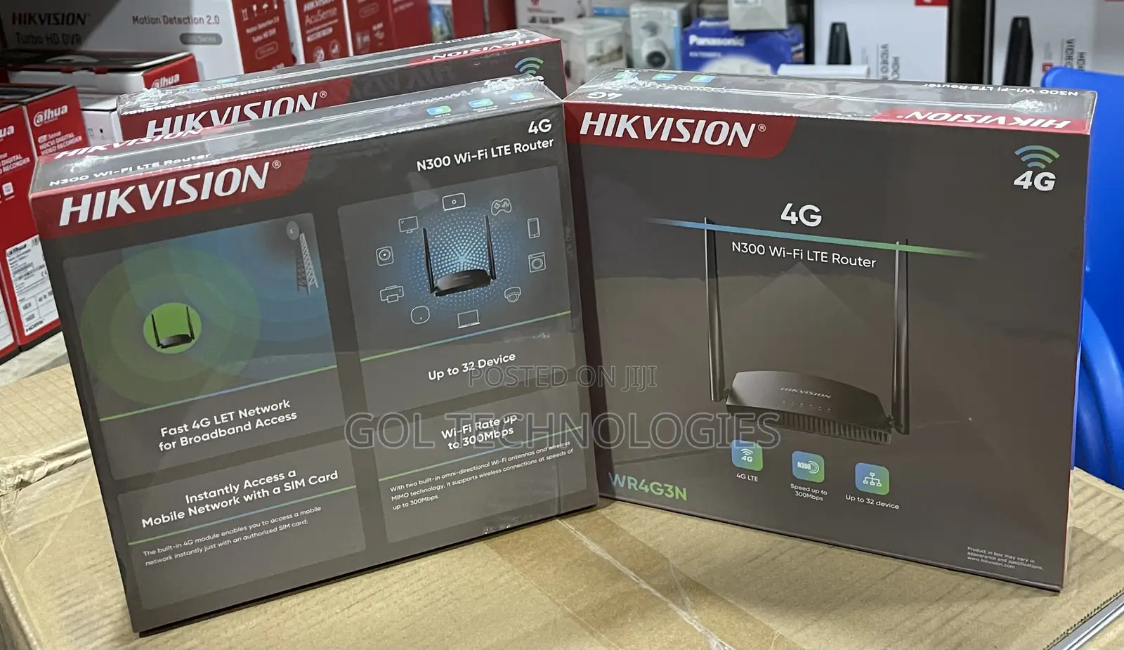 4g Universal Sim Router Hikvision N300 Wifi Lte Router