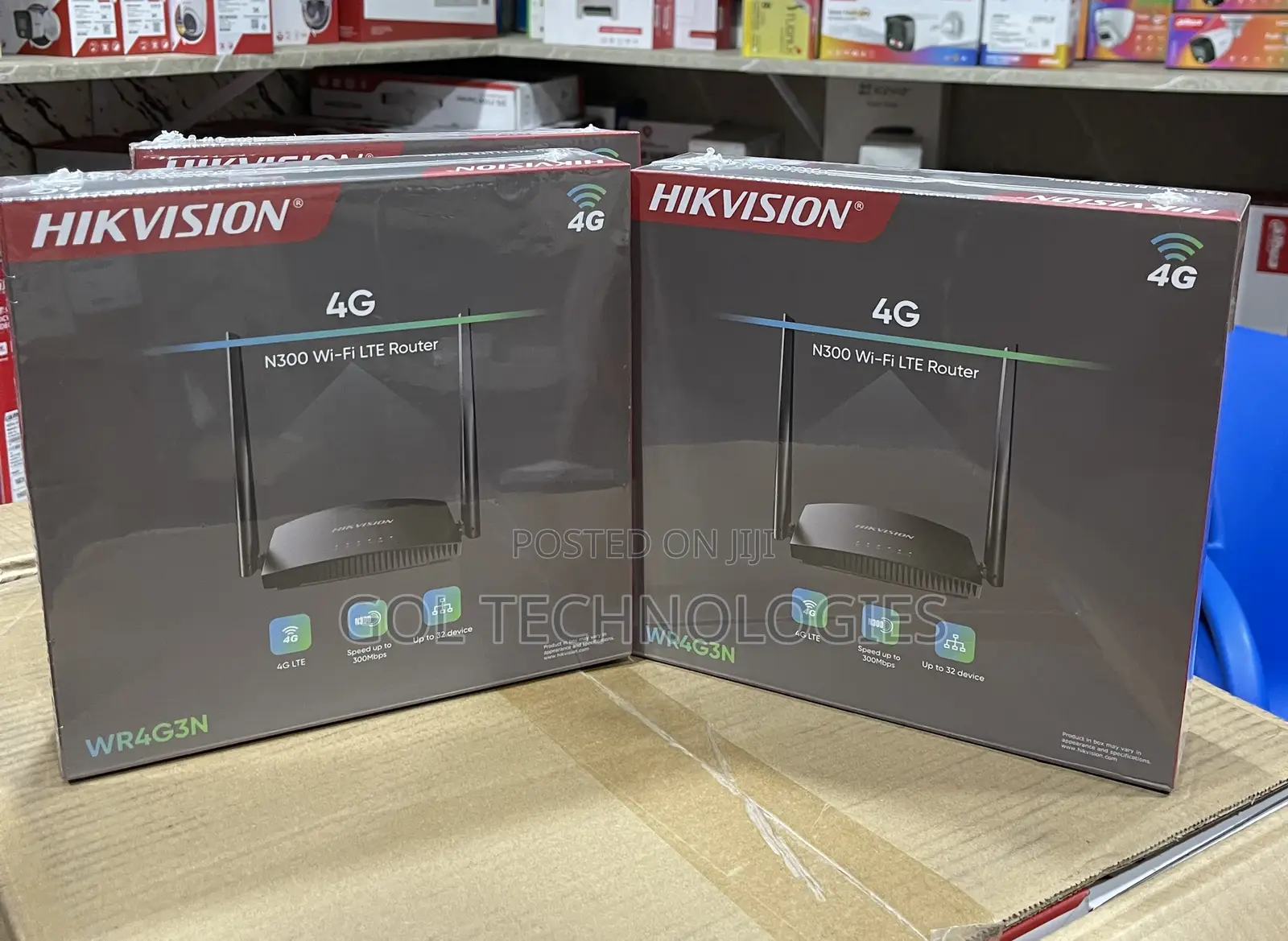 4g Universal Sim Router Hikvision N300 Wifi Lte Router