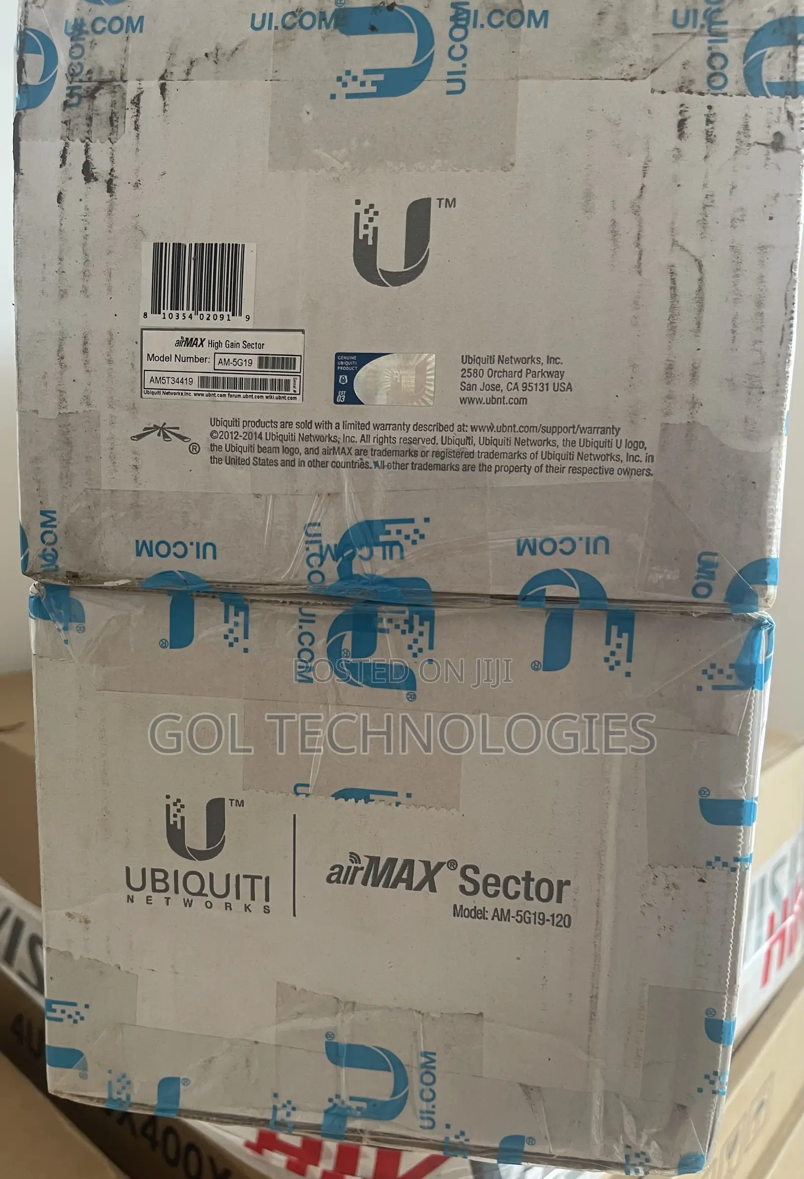 Ubiquiti Airmax Sector Antenna 5ghz Am 5g19-120