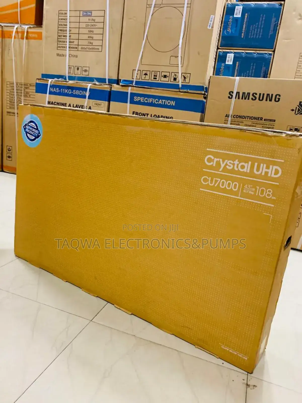 Brand :Samsung Crystal Uhd 43inch Smart Tv